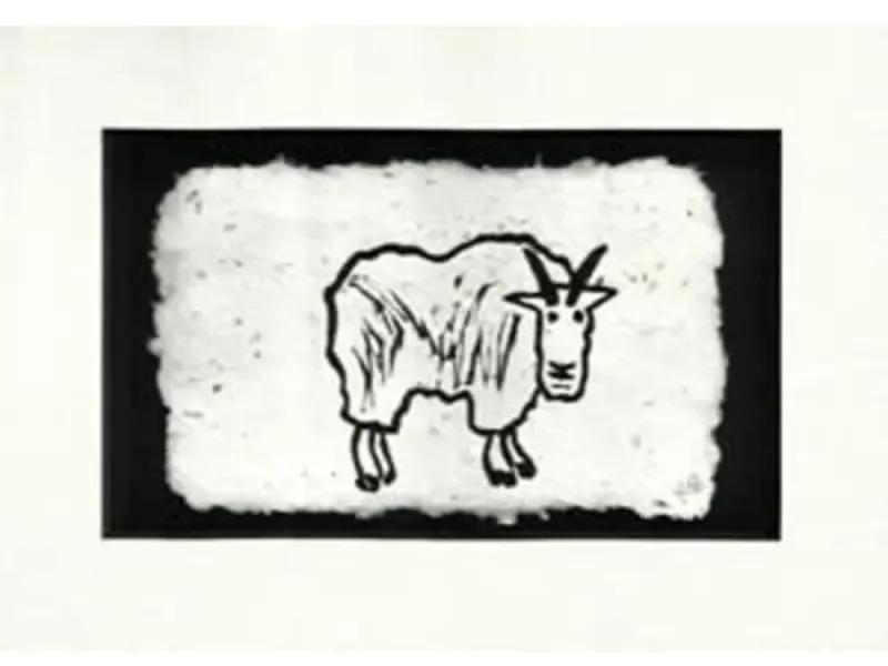 Karen Beason's 'Mountain Goat' Fine Art Print