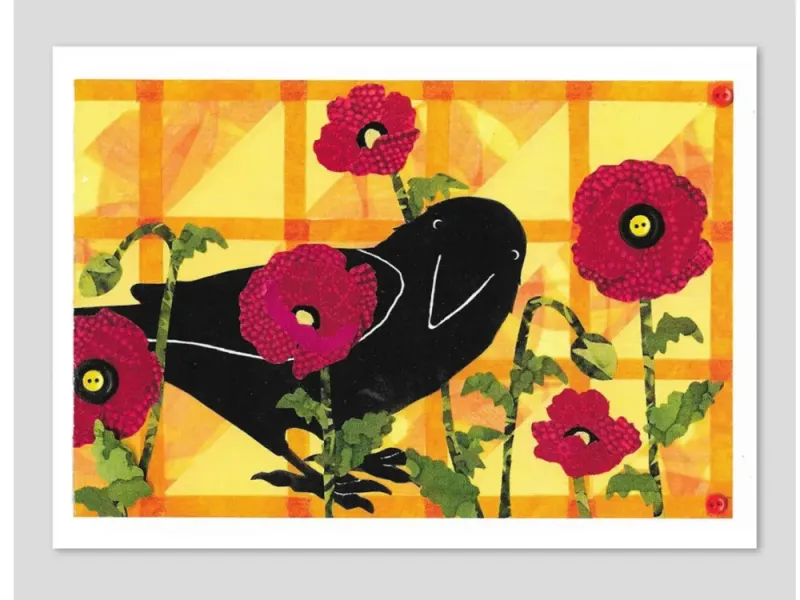 Karen Beason's 'Poppy Fields' Art Card