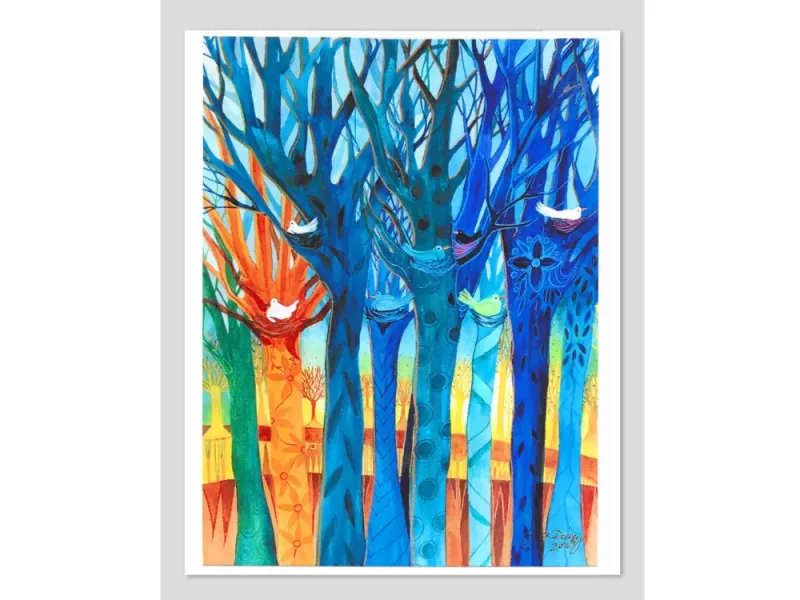Pia Reilly's "Expecting" Giclee Fine Art Print