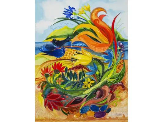 Pia Reilly's "Sea Side" Giclee Fine Art Print