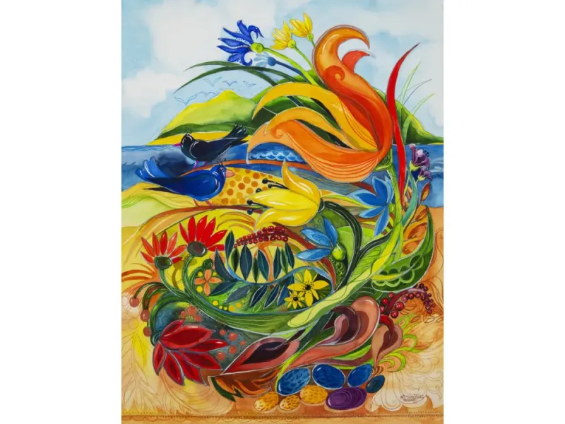 Pia Reilly's "Sea Side" Giclee Fine Art Print
