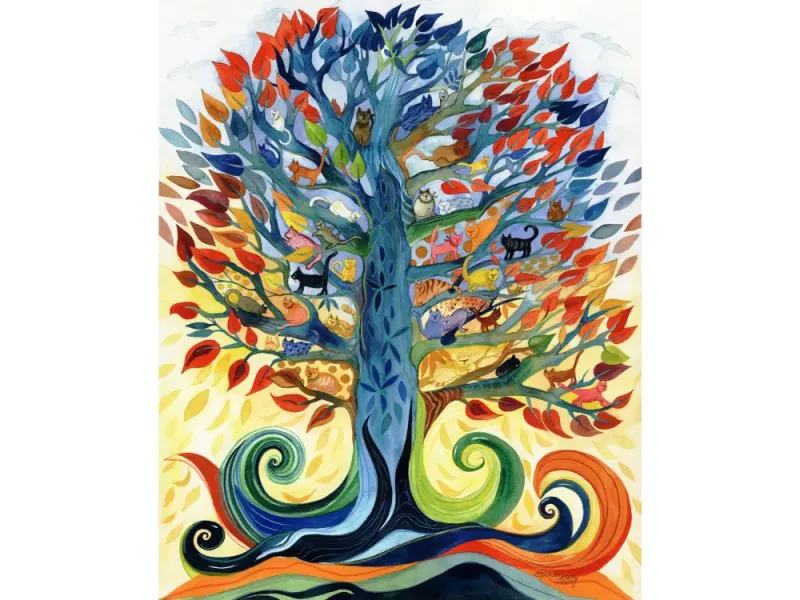 Pia Reilly's "Pussy Willow" Giclee Fine Art Print