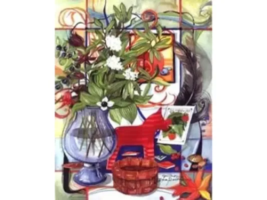 Pia Reilly's "Wildflower Heritage" Giclee Fine Art Print