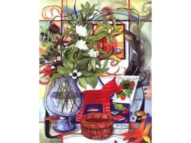 Pia Reilly's "Wildflower Heritage" Giclee Fine Art Print