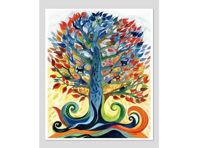 Pia Reilly's "Pussy Willow" Art Card