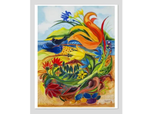 Pia Reilly's "Seaside" Art Card