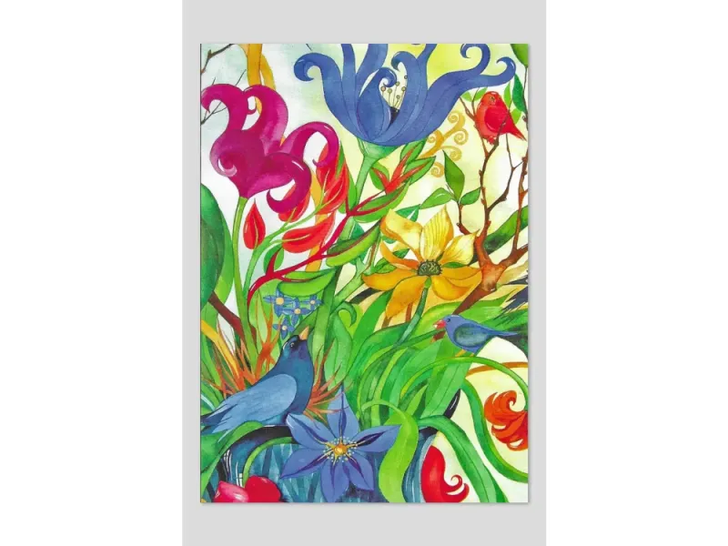 Pia Reilly's "Birdsong" Art Card