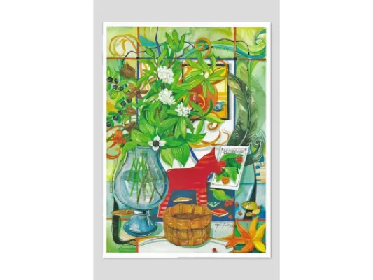 Pia Reilly's "Wildflower Heritage" Art Card