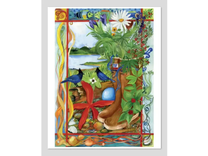 Pia Reilly's "Nature Walk" Art Card