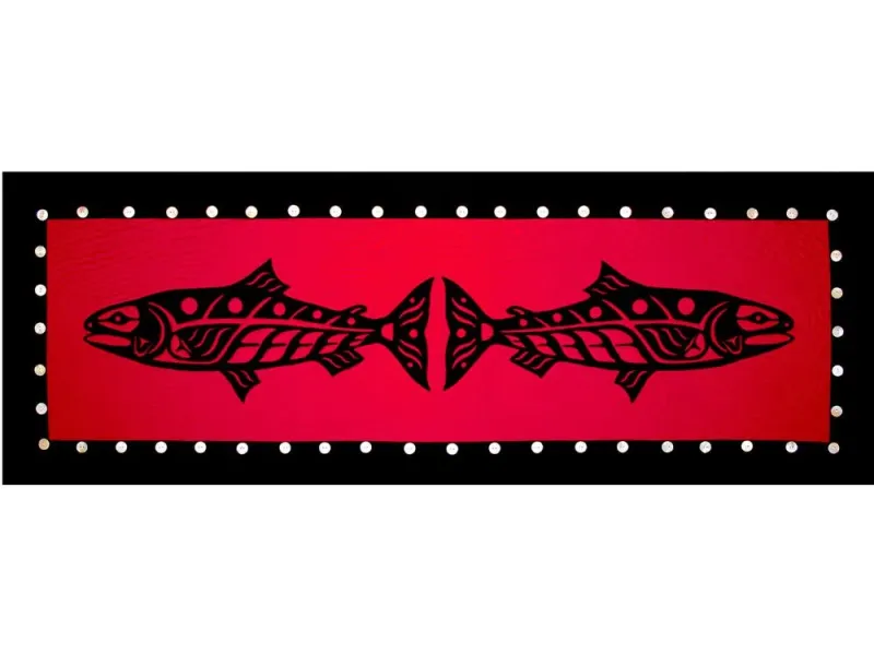 Salmon Laser Cut Applique Kit