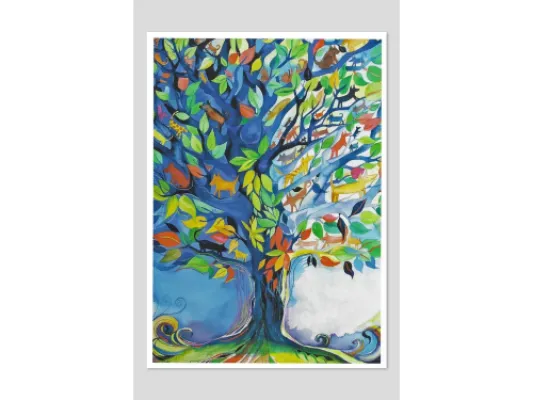 Pia Reilly's "Dogwood" Art Card