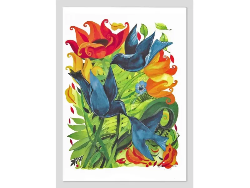 Pia Reilly's "Messenger" Art Card