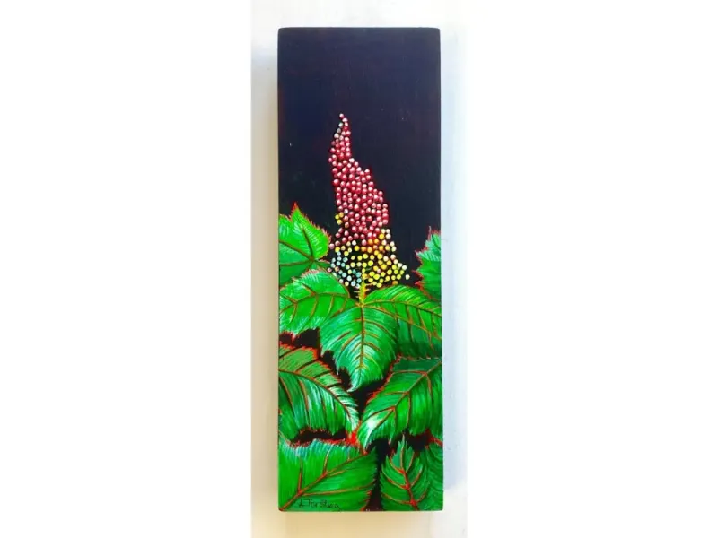 Alice Tersteeg's “Devil's Club” Painting on Wood