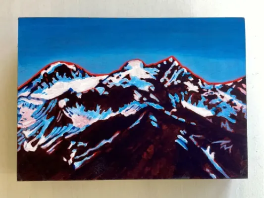 Alice Tersteeg's “Chilkats” Painting on Wood