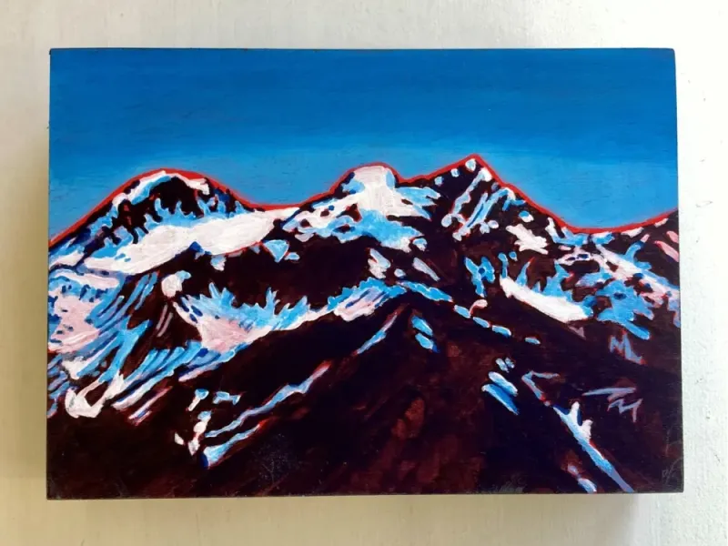 Alice Tersteeg's “Chilkats” Painting on Wood