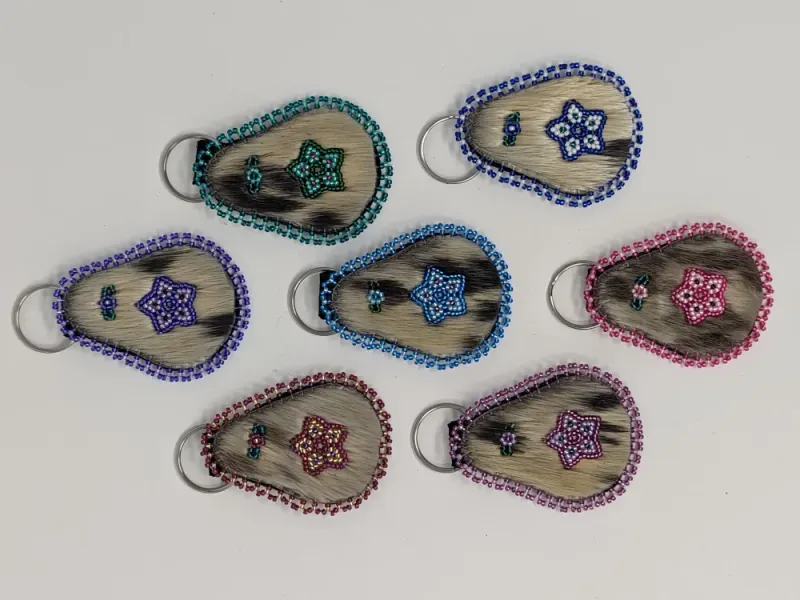 Shishmaref Star Seal Fur Key Chain