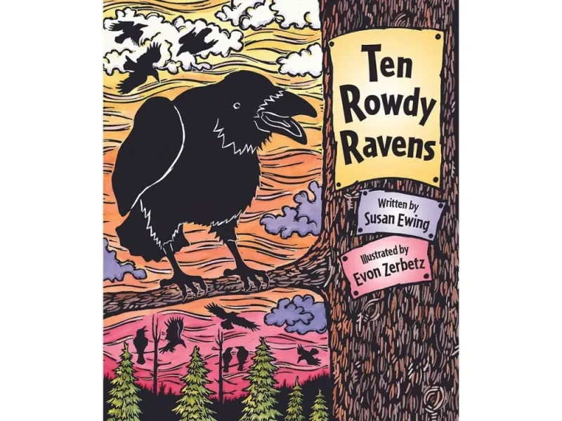 Ten Rowdy Ravens Hardbound Book