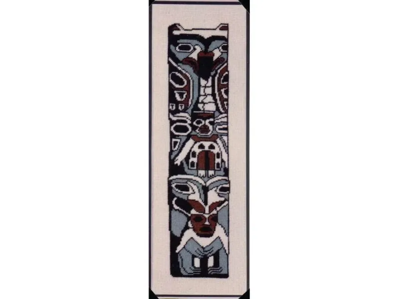 Tall Totem Cross Stitch Design