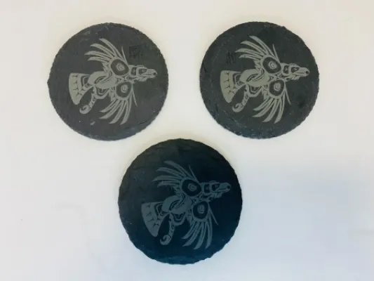 Totemic Slate Coasters