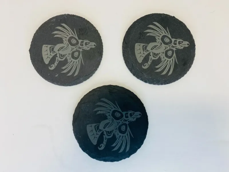 Totemic Slate Coasters