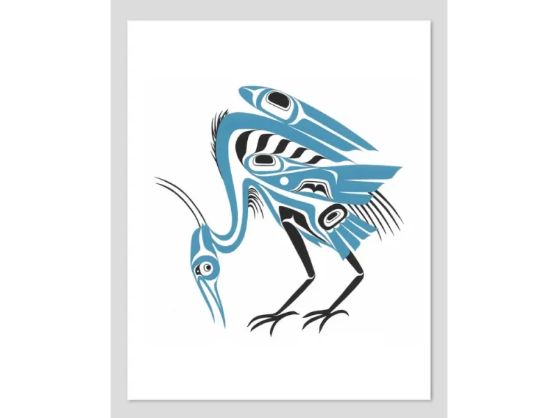 Allie High's "Heron" Giclee Fine Art Print