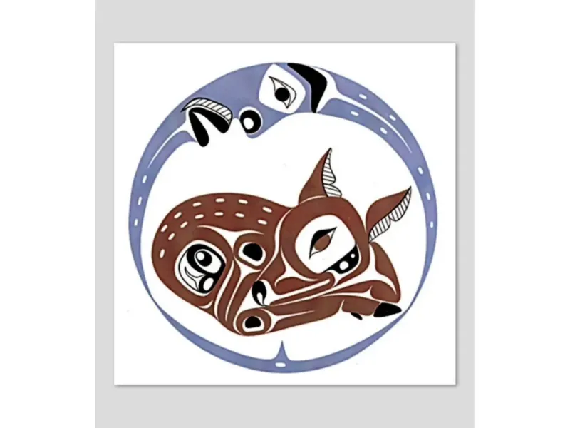 Allie High's "Moonlight Fawn" Art Card