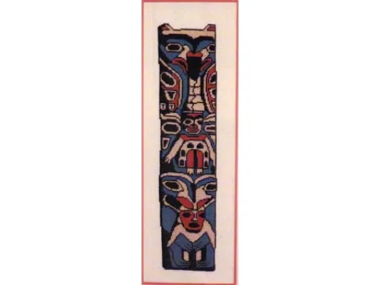 Tall Totem Cross Stitch Design