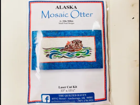 Alaska Mosaic Otter Laser Cut Applique Kit