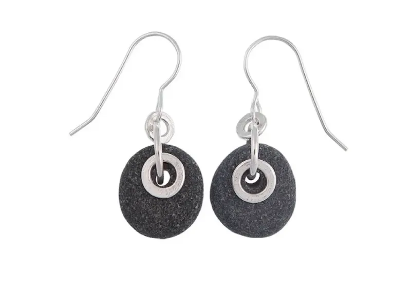 Circle Rock Earrings