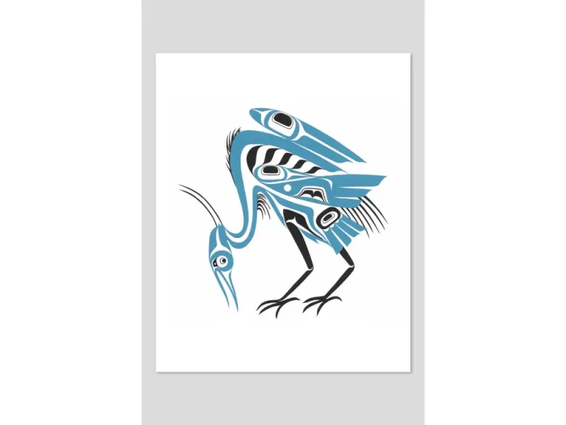 Allie High's "Heron" Art Card