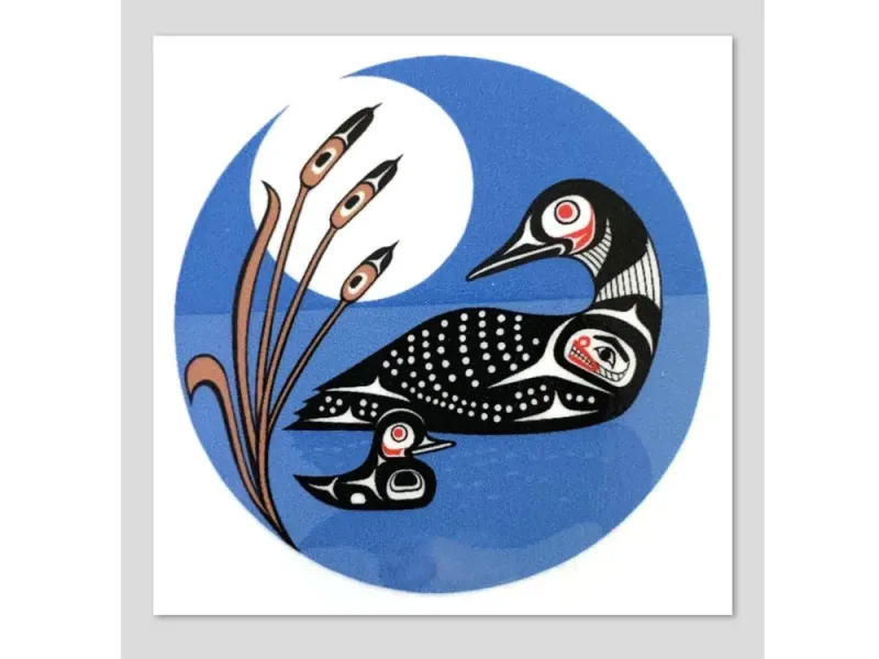 Allie High's "Autumn Loon" Art Card