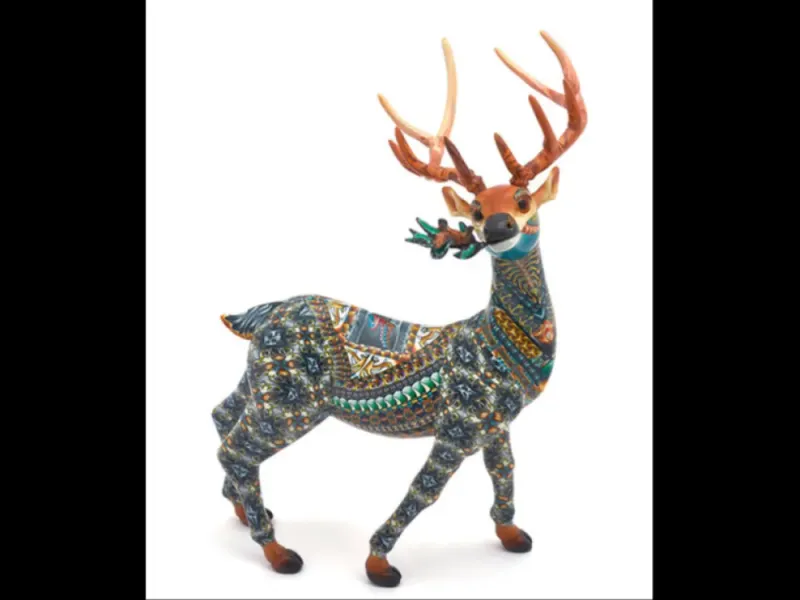 "Elk" Fimo Creations Polymer Clay Sculpture by Jon Anderson