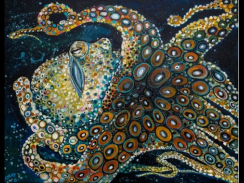 Giclée Art Print “Octopus Portland” by Katie Sevigny