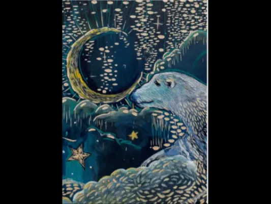 Giclée Art Print “Beary Night” by Katie Sevigny