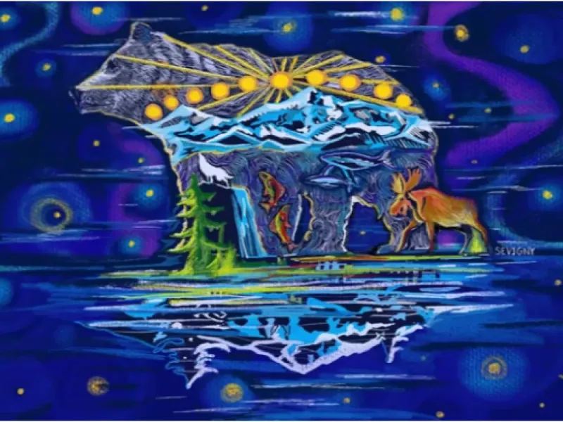 Giclée Art Print “Denali Bear” by Katie Sevigny