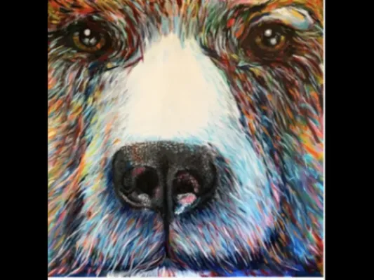 Giclée Art Print “Teen Bear" by Katie Sevigny