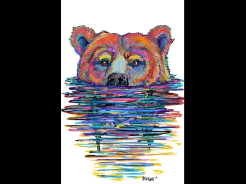 Giclée Art Print “Water Bear" by Katie Sevigny