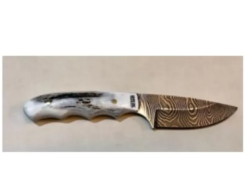 Silver Stag “The Guide” Damascus Blade Knife