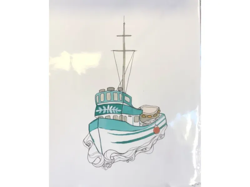 Alaskan Boat Print
