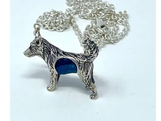 Star Of Alaska Husky Pendant