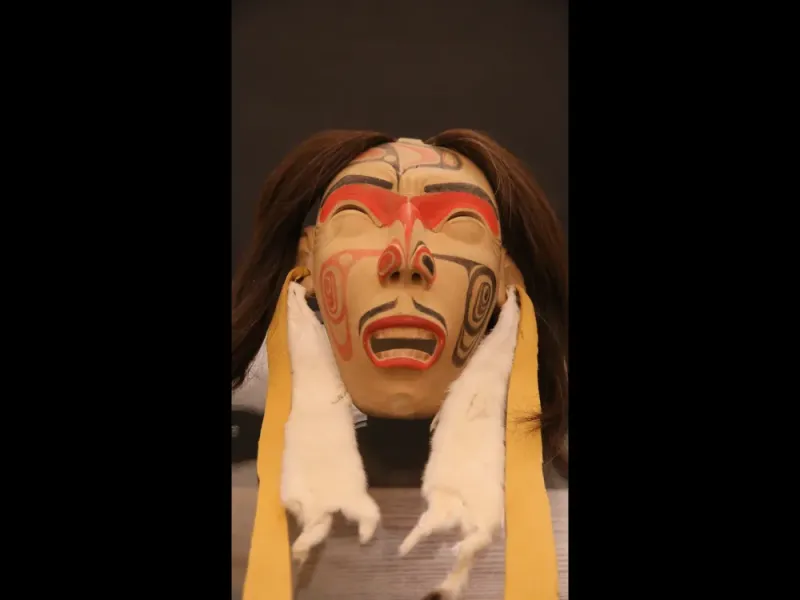 Tlingit Warrior's Final Breath Mask - By Reggie Peterson