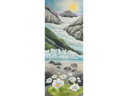 Glacial Wildflowers, Alaska