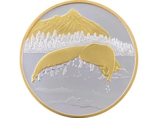 Whale Tail Medallion