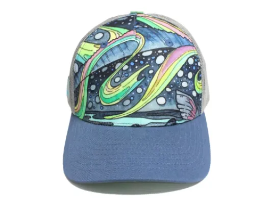 HaliBorealis Abstract Trucker Hat