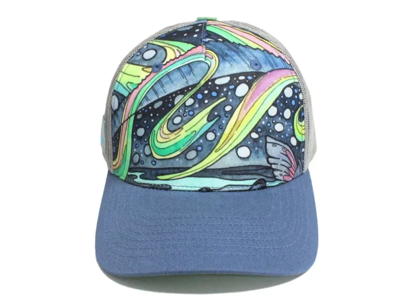 HaliBorealis Abstract Trucker Hat