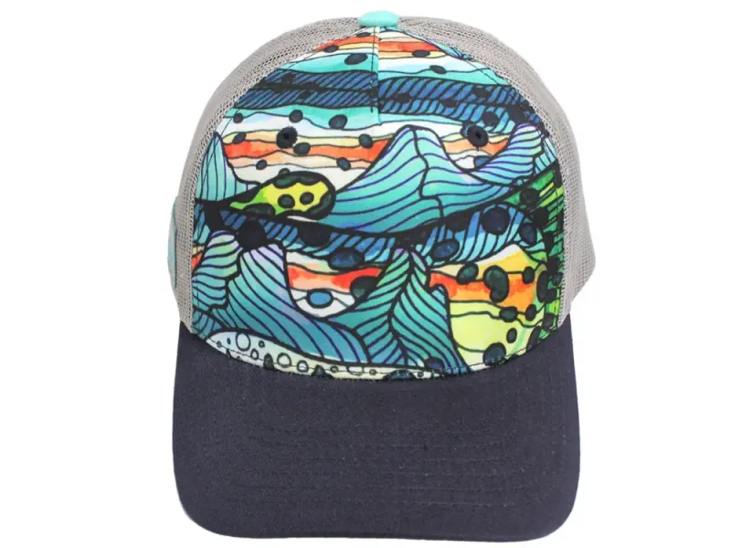 Mt. Cutty Abstract Trucker Hat