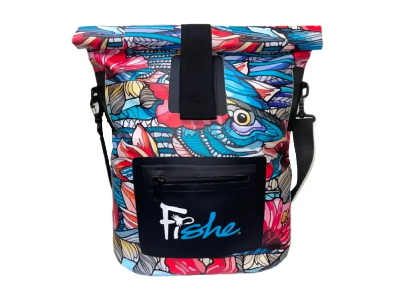 Beauty and the Bonefish Roll Tote Dry Bag