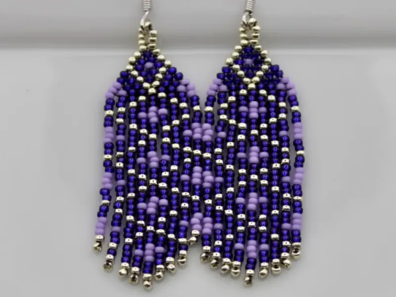 Beaded Fringe Earring