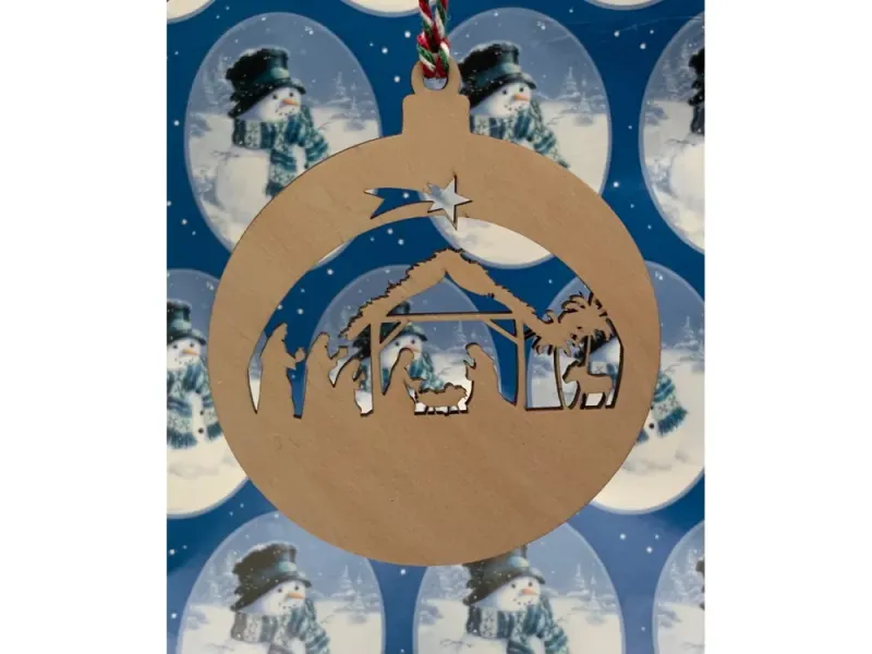 Wooden Christmas Ornaments Series 2