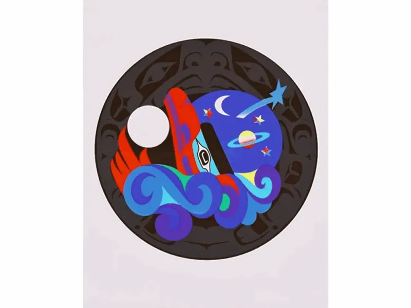 Marvin Oliver Reaching For The Stars Serigraph